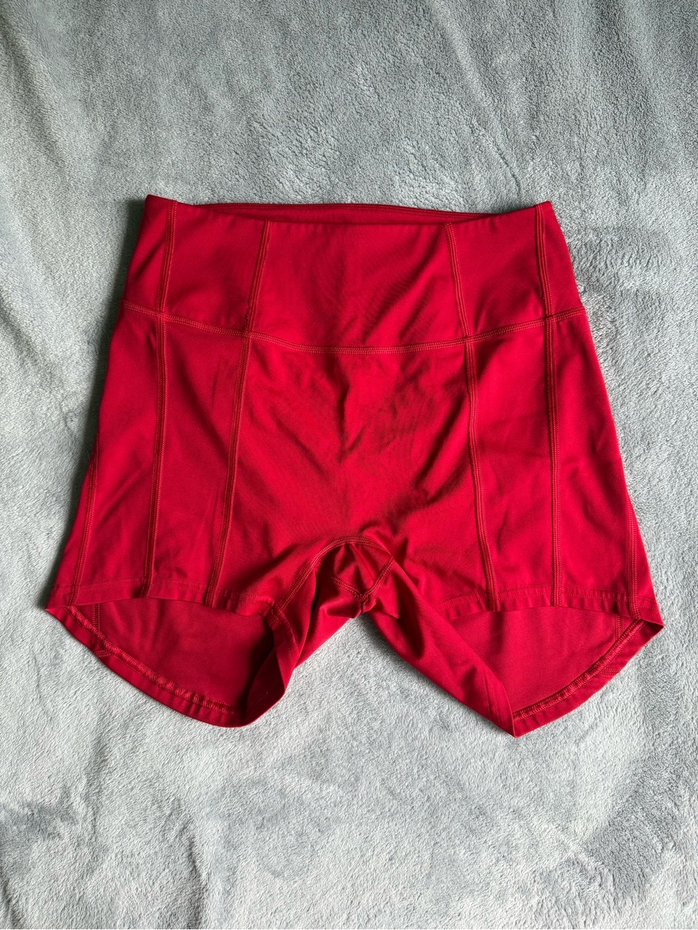 Gymshark Red High-Rise Training Shorts